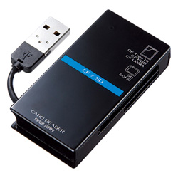 【クリックでお店のこの商品のページへ】ADR-CML1BK(USB2.0/カードリーダー)