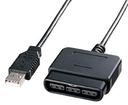 【クリックで詳細表示】JY-PSUAD11 (USBゲームパッドコンバーター/1P用)