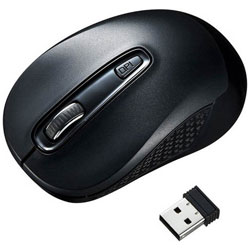 MA-WBL41BK 無線BlueLEDマウス［USB・Mac／Win］（3ボタン・ブラック）