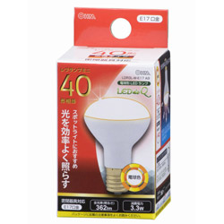 LED電球 （ミニレフ形・全光束362lm／電球色相当・口金E17） LDR3LWE17 A9