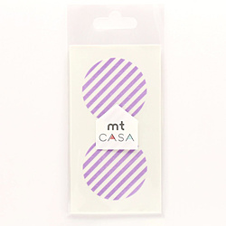 mt CASA seal（CASAシール） （ストライプ・ライラック） MTCDS025