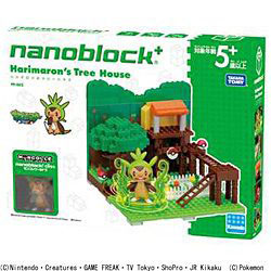 【クリックでお店のこの商品のページへ】【取得NG】PP-002 nanoblock＋ ハリマロンのツリーハウス