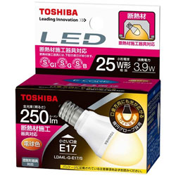 【クリックでお店のこの商品のページへ】LED電球 「E-CORE」(ミニクリプトン形・全光束250lm/電球色・口金E17) LDA4L-G-E17/S