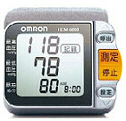 【クリックでお店のこの商品のページへ】HEM-6000-J3 手首式デジタル自動血圧計