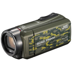 SD対応 32GBメモリー内蔵 防水・防塵・耐衝撃フルハイビジョンビデオカメラ（カモフラージュ） GZ-R400-G[生産完了品 在庫限り] GZ-R400 カモフラージュ ［フルハイビジョン対応 /防水+防塵+耐衝撃］
