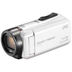 SD対応 32GBメモリー内蔵 防水・防塵・耐衝撃フルハイビジョンビデオカメラ（パールホワイト） GZ-R400-W[生産完了品 在庫限り] GZ-R400 パールホワイト ［フルハイビジョン対応 /防水+防塵+耐衝撃］