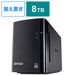 【クリックで詳細表示】HD-WL8TU3/R1J(ミラーリング機能搭載 USB3.0用外付ハードディスク 8TB/2ドライブ) ※受注生産