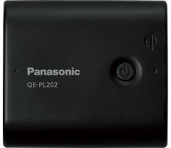 【クリックでお店のこの商品のページへ】QE-PL202-K 無接点対応 USBモバイル電源(容量5400mAh/最大出力1.5A/ブラック) [Qi対応]