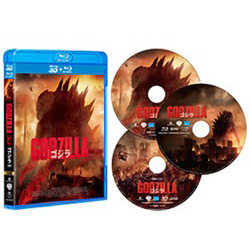 【クリックで詳細表示】GODZILLA ゴジラ[2014] 3D＆2D Blu-ray3枚組 BD