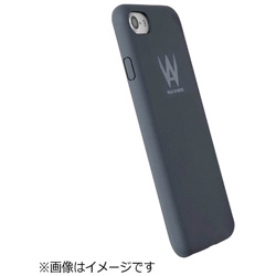 iPhone 7用 Milano Color Cover ネイビーブルー WOW-IPH7M-NB