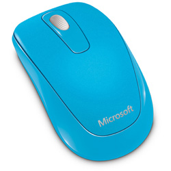 【クリックで詳細表示】Microsoft Wireless Mobile Mouse 1000 (ワイヤレスモバイルマウス1000/シアン ブルー)
