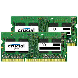 CFD ノートPC用メモリ PC3L-12800 DDR3L-1600 2GB×2枚 1.35V1.5V両対応 無期限保証 Crucial by Micron W3N1600CM-2G