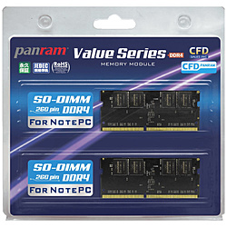 W4N2400PS-4G (260pin/SO-DIMM/DDR4-2400/4GBx2)