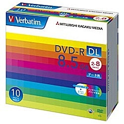 【クリックで詳細表示】Verbatim DHR85HP10V1 (DVD-R DL/8.5GB/DATA/8倍速/10枚/プリンタブル)