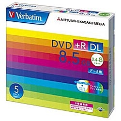 Verbatim DTR85HP5V1 （DVD+R DL/8.5GB/DATA/8倍速/5枚/プリンタブル）