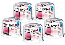 【クリックでお店のこの商品のページへ】【取得NG】【セット商品】 DR47PWC50PUE データ用DVD-R(16倍速対応/4.7GB/50枚/ワイドプリンタブル) ×5個セット