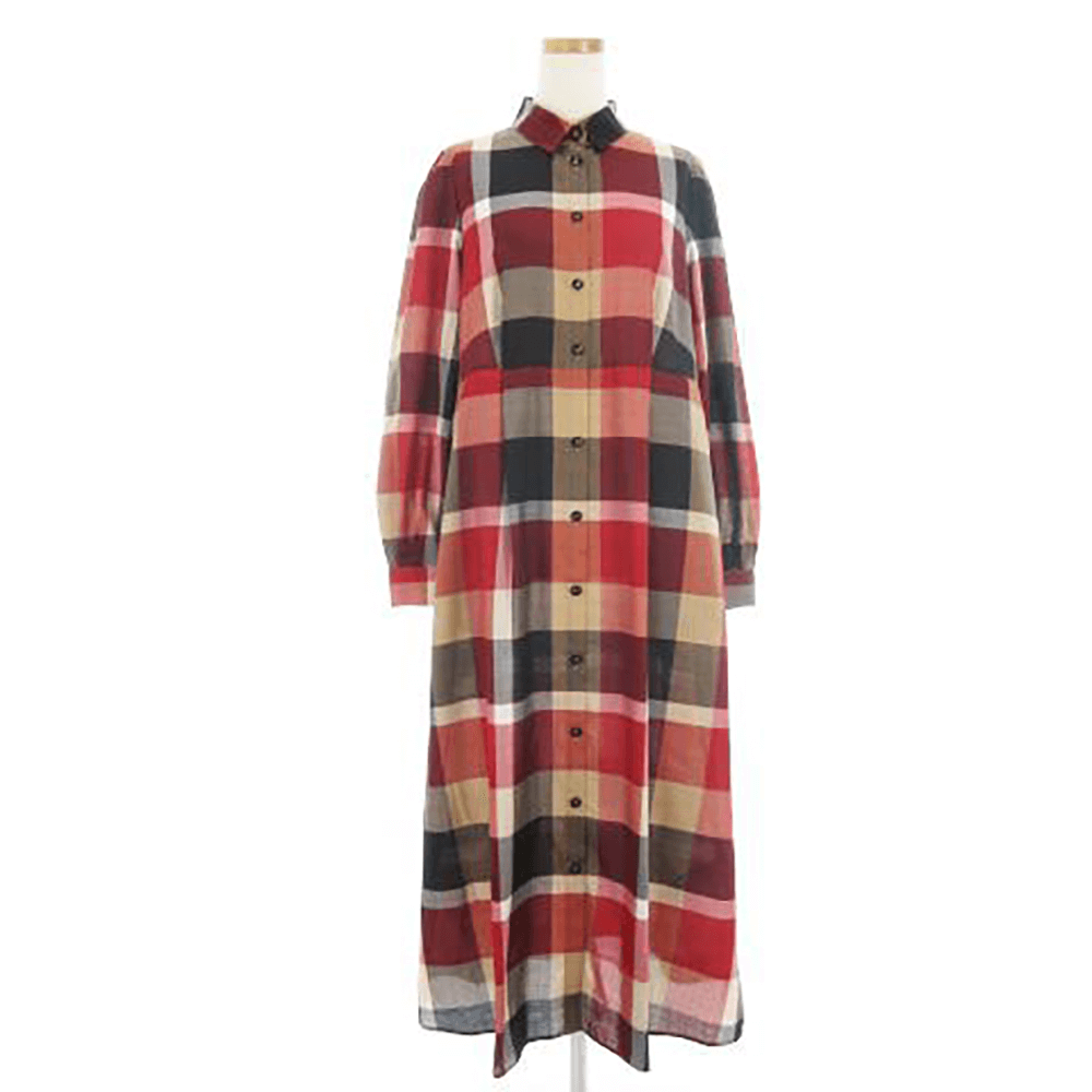 ブルーレーベルクレストブリッジ（BLUE LABEL CRESTBRIDGE）チェック シャツ ワンピース 