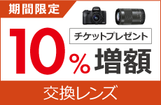 デジタルカメラ用交換レンズ買取増額キャンペーン