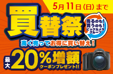 春のカメラ・レンズ買い替え祭り