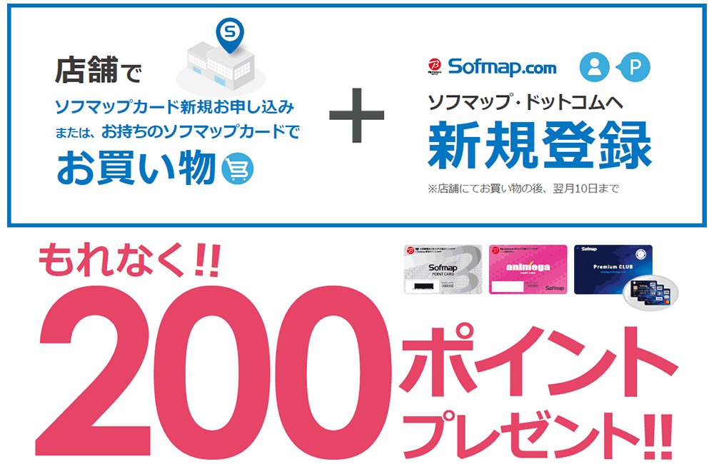 ソフマップ ドットコム 新規会員登録キャンペーン ソフマップ Sofmap